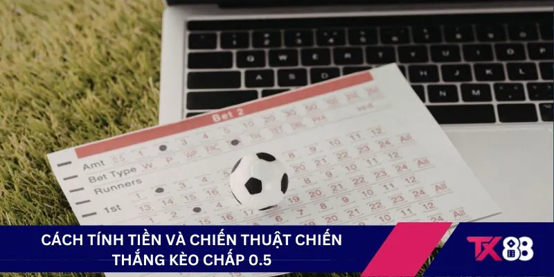 Cách tính tiền và chiến thuật chiến thắng kèo chấp 0.5