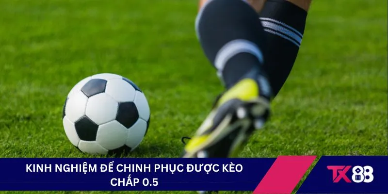 Kinh nghiệm để chinh phục được kèo chấp 0.5